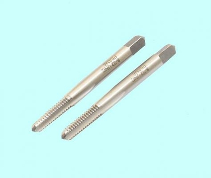 Метчик    №12 UNC 60° Р6АМ5 дюймовый, м/р., комплект из 2-х шт. (24 ниток/дюйм) DIN351 "CNIC"