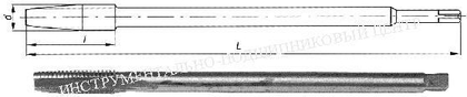 Метчик Гаечный М10 x0,75 Р6М5 (без маркировки марки стали)