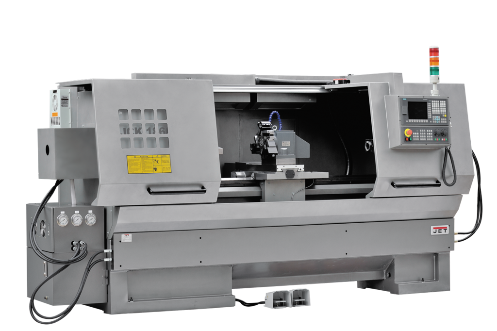 Токарный станок с ЧПУ JET JCK-1640F CNC (Fanuc, гидр. патрон, 6-ти поз. рев. голова)