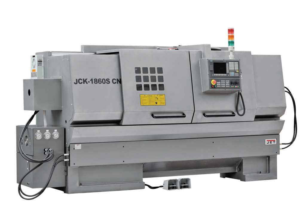 Токарный станок с ЧПУ JET JCK-1640F CNC (Fanuc, гидр. патрон, 6-ти поз. рев. голова)
