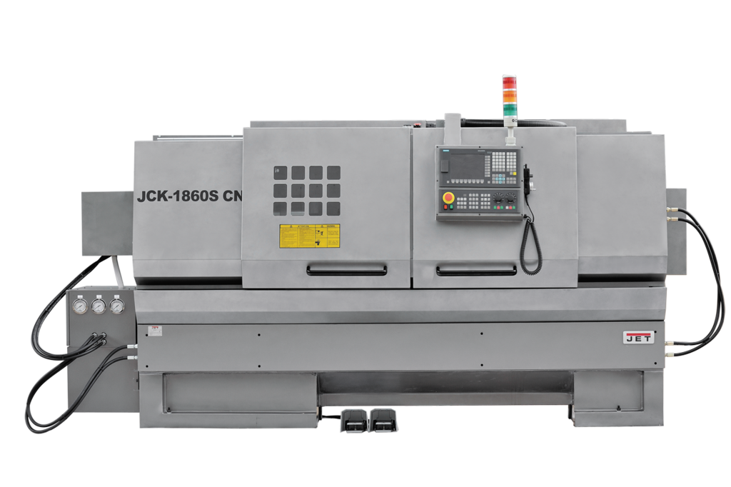 Токарный станок с ЧПУ JET JCK-1640F CNC (Fanuc, гидр. патрон, 6-ти поз. рев. голова)