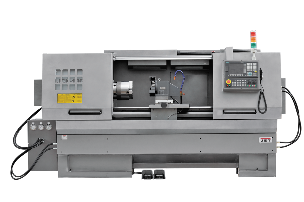 Токарный станок с ЧПУ JET JCK-1640F CNC (Fanuc, гидр. патрон, 6-ти поз. рев. голова)