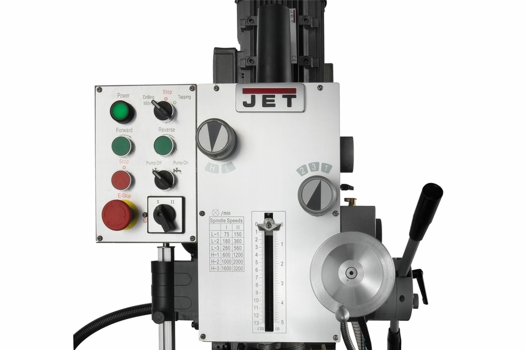 Редукторный фрезерно-сверлильный станок Jet JMD-45LPF (50000857T)