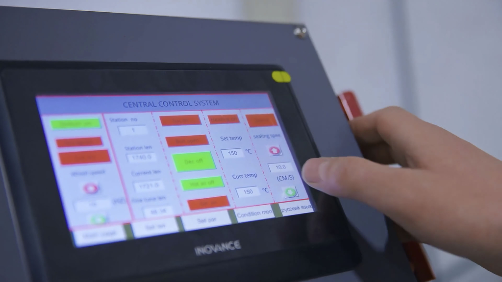 Кромкооблицовочный станок KN-700-3 для криволинейных деталей 2 в 1 (оклейка и фрезеровка), EVA и PUR