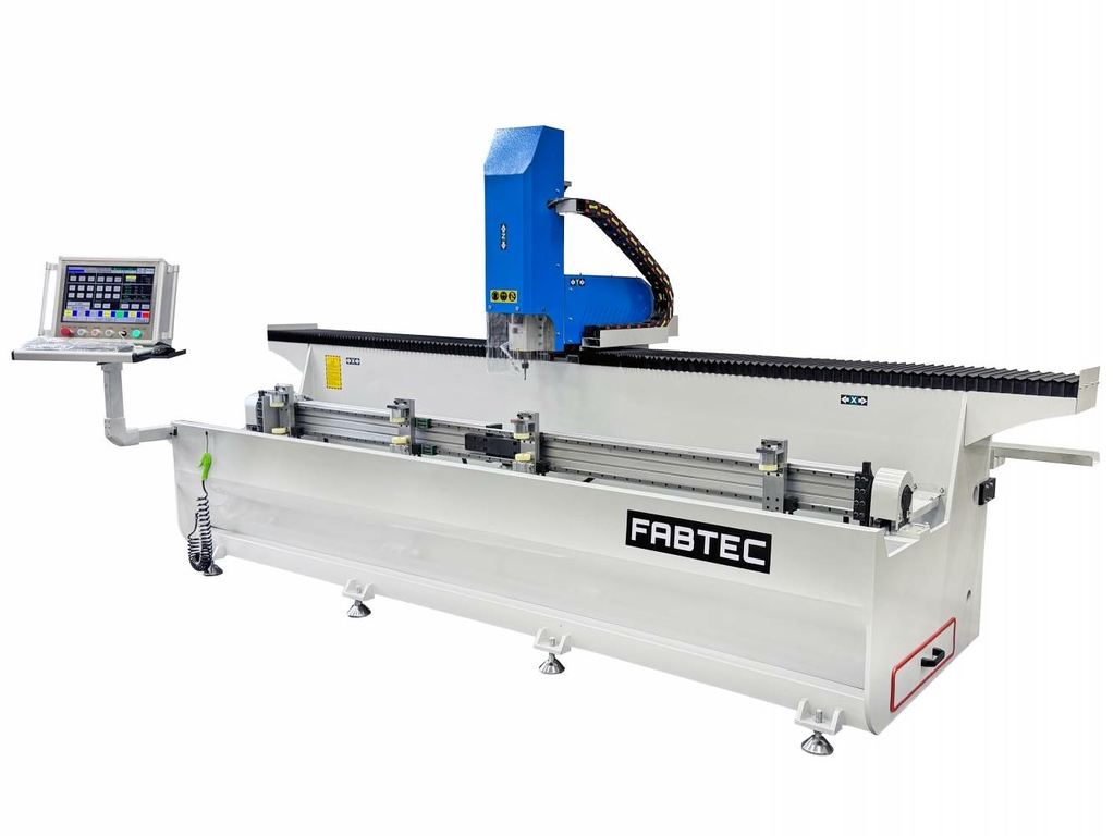 3+1-осевой сверлильно-фрезерный станок SKX3+1-CNC-3000 с ЧПУ для обработки алюминиевого профиля