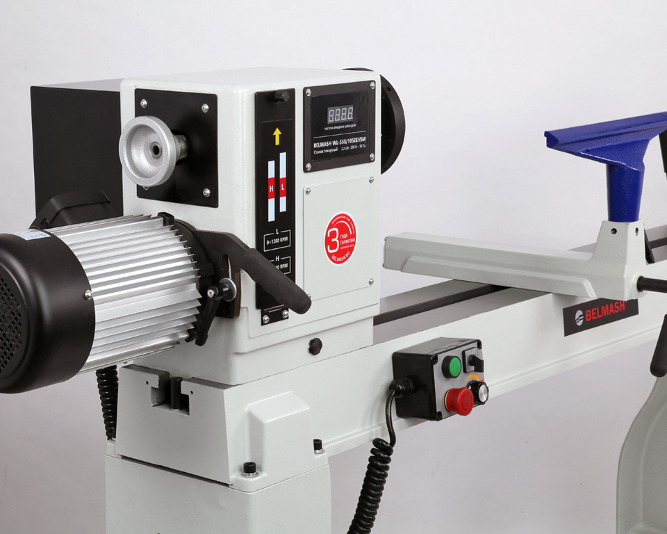 Токарный станок по дереву BELMASH WL-550/1050EVSM (S168A)