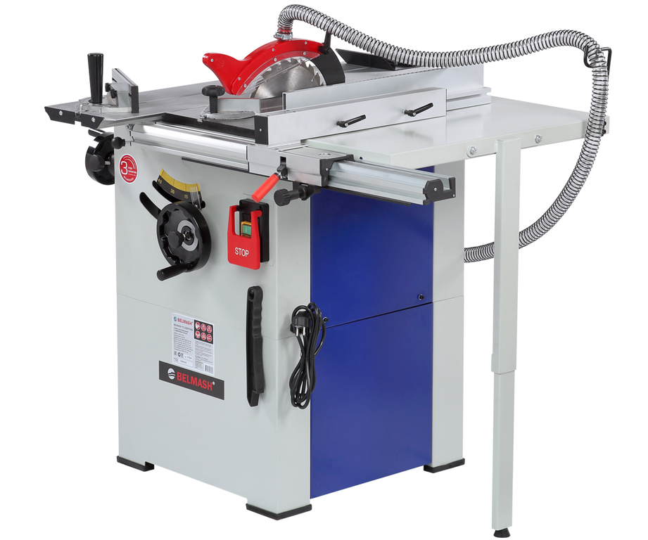 Станок круглопильный с подвижным столом BELMASH TS-250ST1000 (S192A)