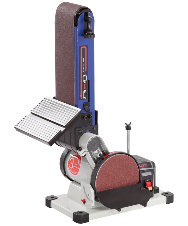 Шлифовальный станок ленточно-дисковый BELMASH BDG 100/152L (S221A)