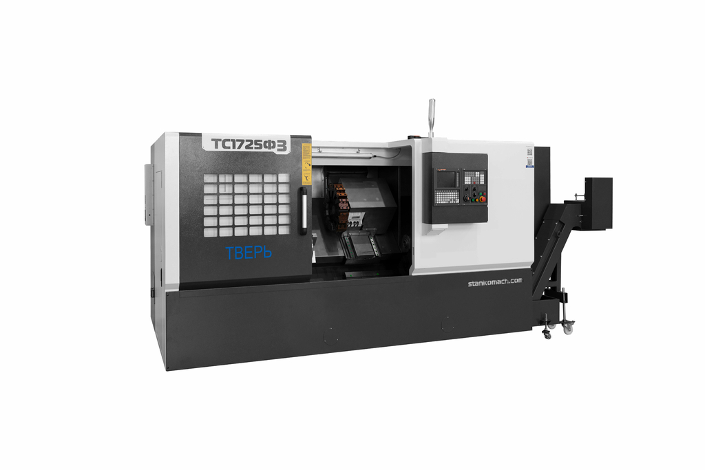 Токарный станок с наклонной станиной ТС1725Ф3