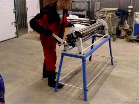 Ручные трехвалковые вальцы W01-0.8x1300 (MSR 1308)