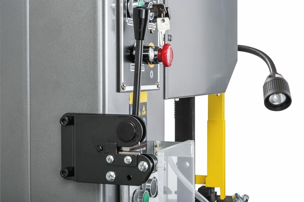 Вертикальный ленточнопильный станок с мех.подачей заготовки JET VBS-2012HE (10000112T)