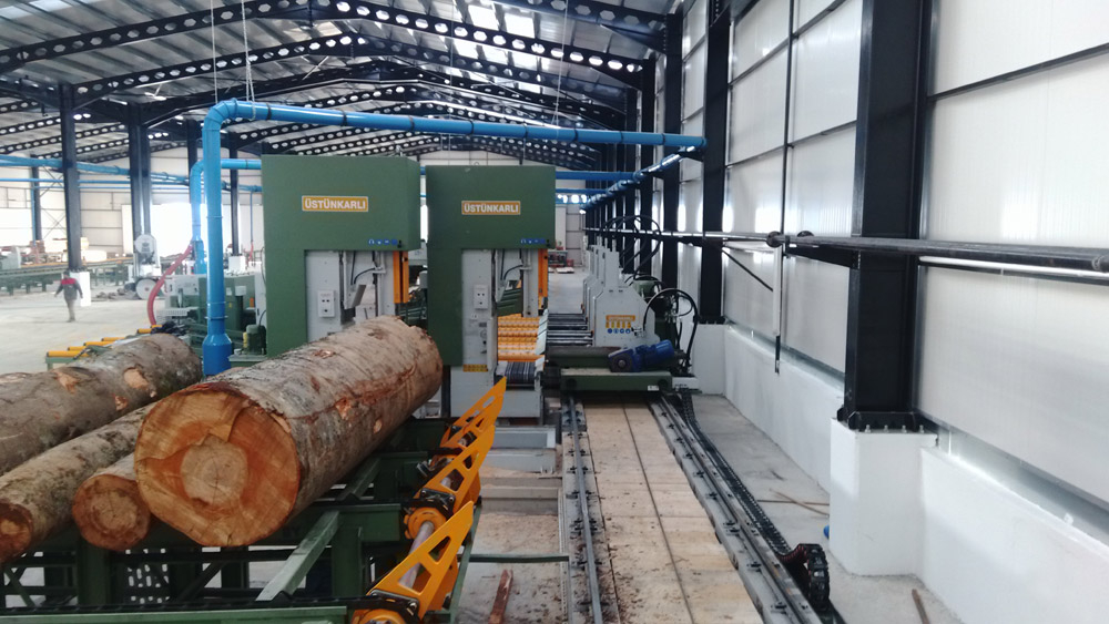 Вертикальные пилорамы Ustunkarli серия UHM - Тандем