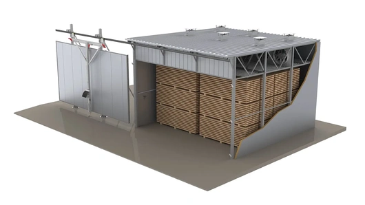 Сушильные камеры для пиломатериала KADRUS