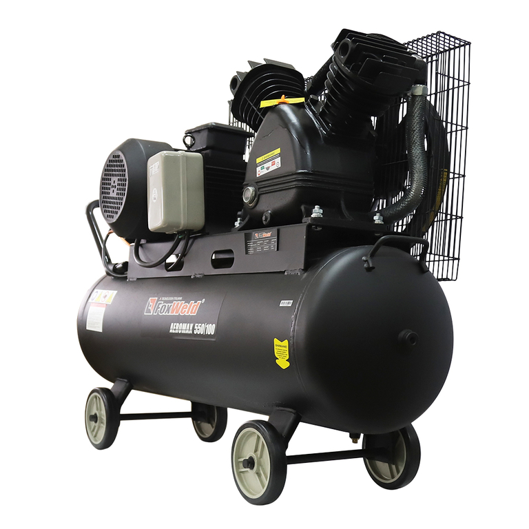 Компрессор масляный ременной AEROMAX 550/100 HP (пр-во FoxWeld/КНР)