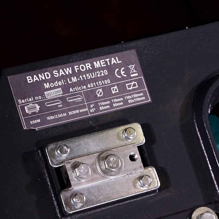 Ленточнопильный станок по металлу AURA LM-115U/220 (40115100)