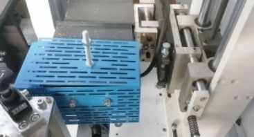 Автоматический кромкооблицовочный станок для деталей со скосом 45° JIYU JY-868-45