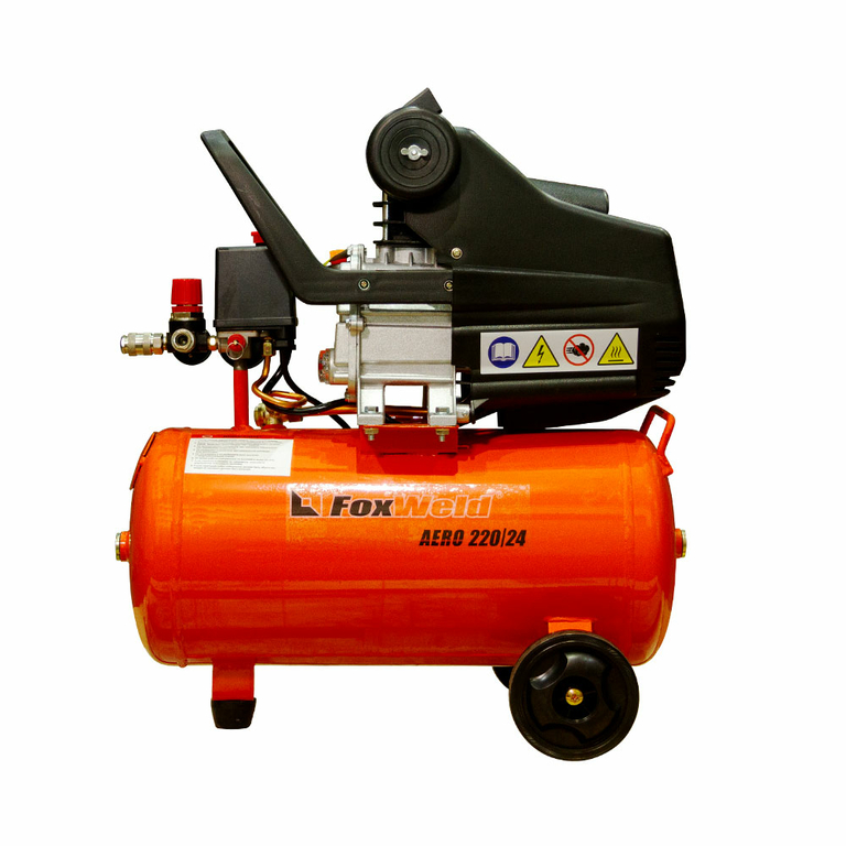 Масляный коаксиальный компрессор AERO 220/24 с комплектом (пр-во FoxWeld/КНР)