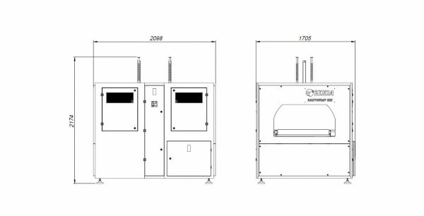 Упаковочный станок в стрейч пленку EDDA Easywrap 100 S