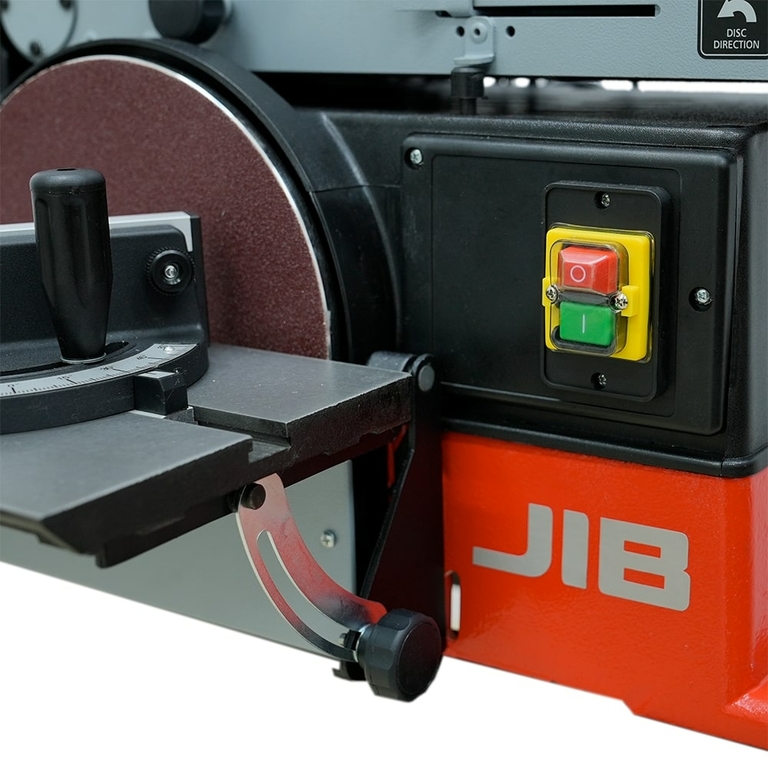 Тарельчато - ленточный шлифовальный станок jib bds610  мощность двигателя 0,55 квт диск 254 мм / лента 152 х 1219 мм