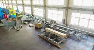 Автоматический торцовочный станок Saifan SF6045 (6 метров) с толкателем