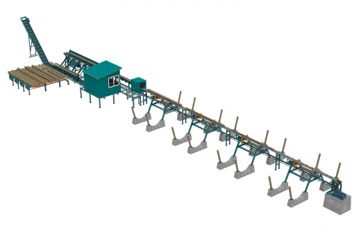 Линия сортировки бревна Cronver LSB 300