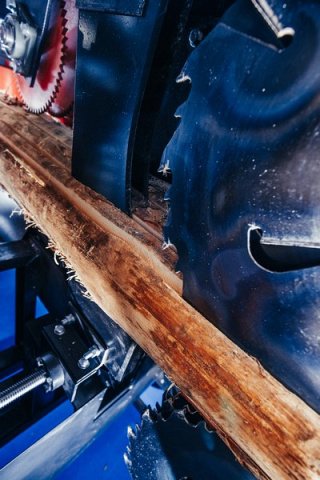 Брусовальный двухвальный станок с брусоотделителем KRAFTER 2.0