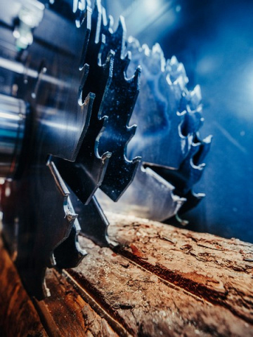 Брусовальный двухвальный станок с брусоотделителем KRAFTER 2.0