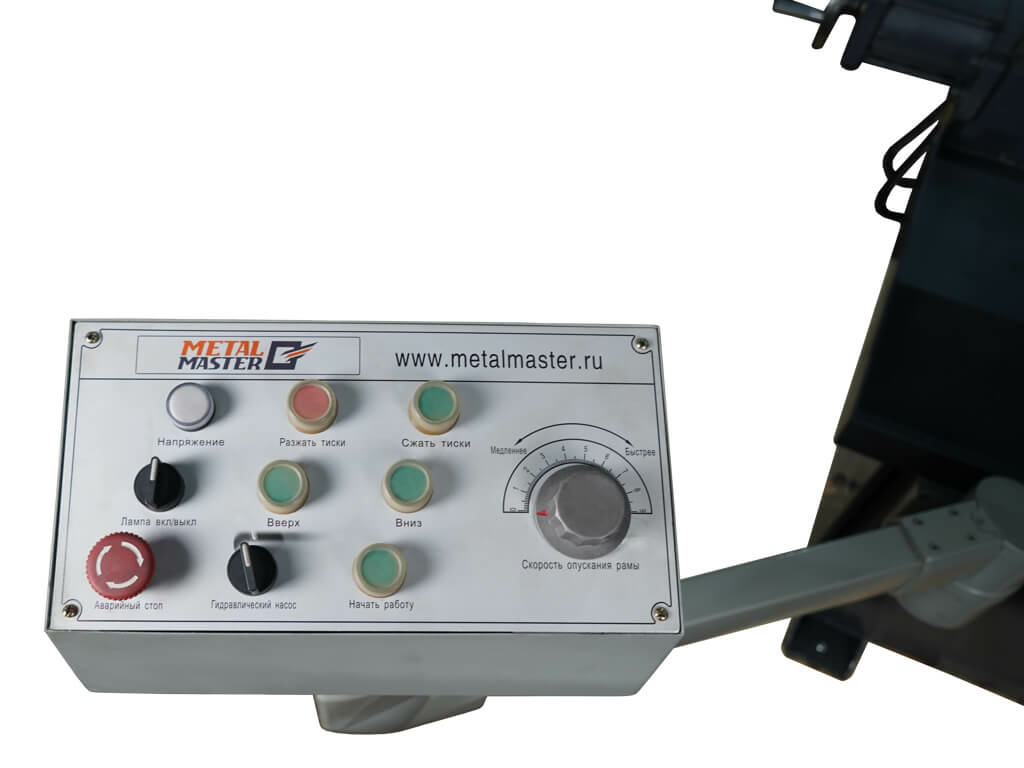 Полуавтоматический ленточнопильный станок MetalMaster BSM-330R SAF