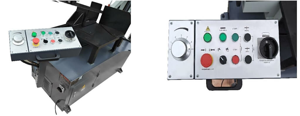 Полуавтоматический ленточнопильный станок MetalMaster BSM-400 MFR