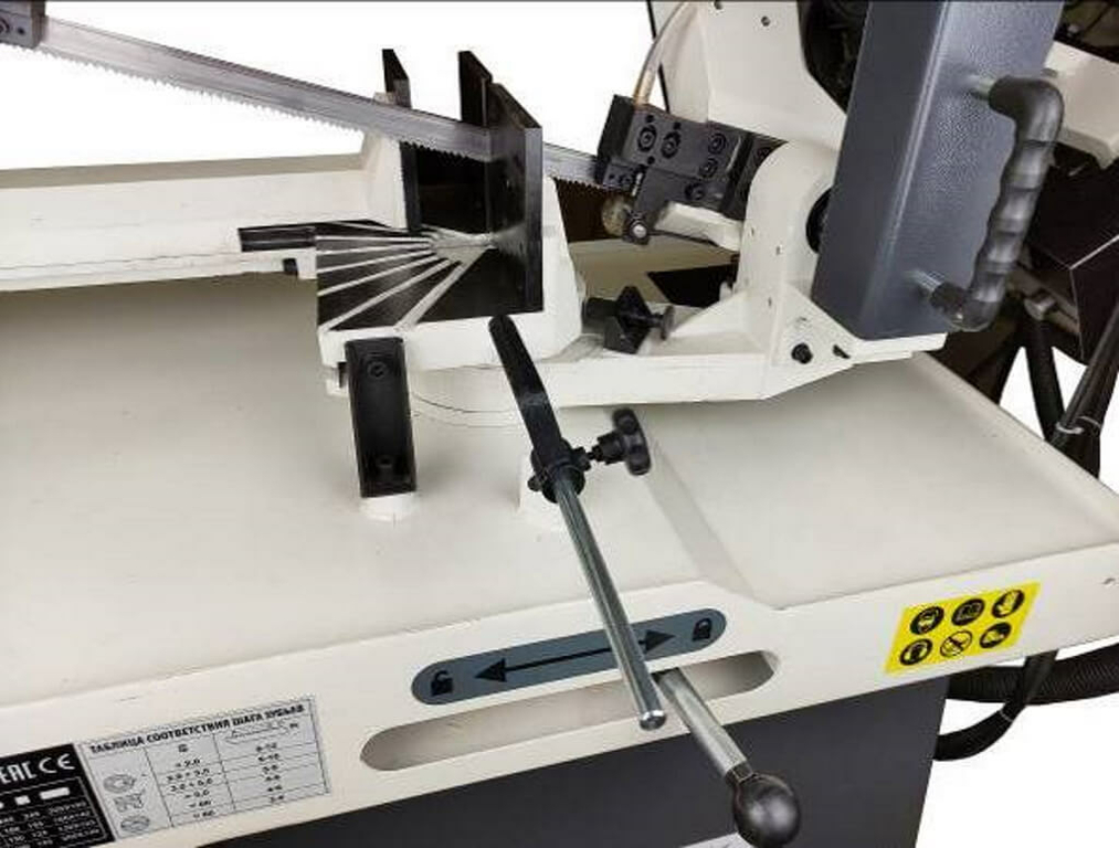 Полуавтоматический ленточнопильный станок MetalMaster BSM-250 SAF VARIO