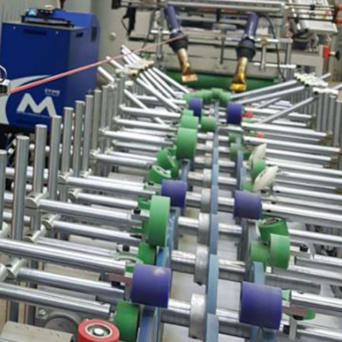 Станок для облицовывания панелей и профильных погонажных изделий Unimak PL 55 F6-P