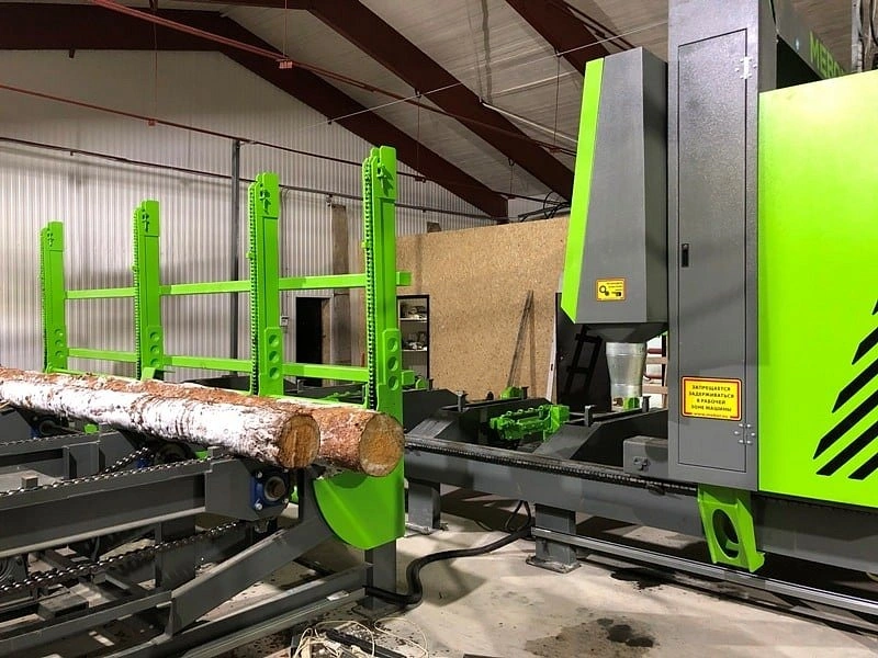 Автоматизированная эстакада для ленточных горизонтальных пилорам MEBOR MLD