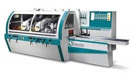 Четырехсторонний строгальный станок G 240/6U - GRIGGIO, Италия ( Шп. 5 + 1 универс , max сечение 240*160 мм, 6-30 м / мин )