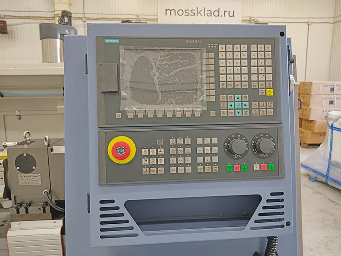 Токарный станок с ЧПУ Siemens 808D CK6140/750 с плоской станиной