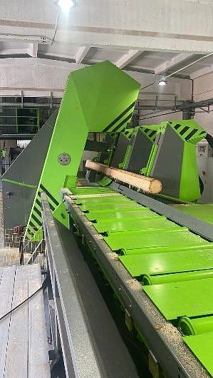 Вертикальный ленточнопильный брусующий станок MEBOR VTZ-1400 PLUS