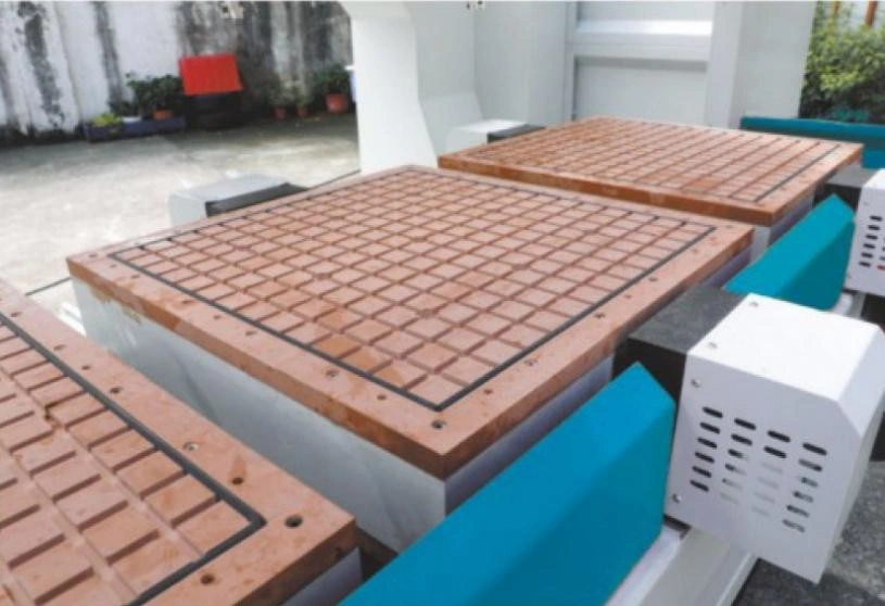 Пятиосевой обрабатывающий центр с 4 поворотными вакуумными столами JUNRAN JR-8080-4×4T