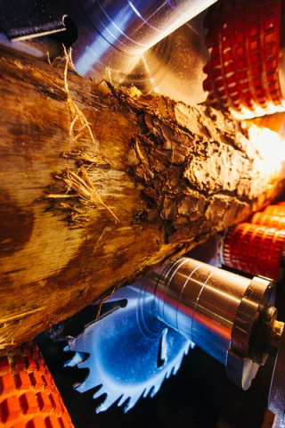 Двухвальный многопильный станок KRAFTER M/DOUBLE 2х75