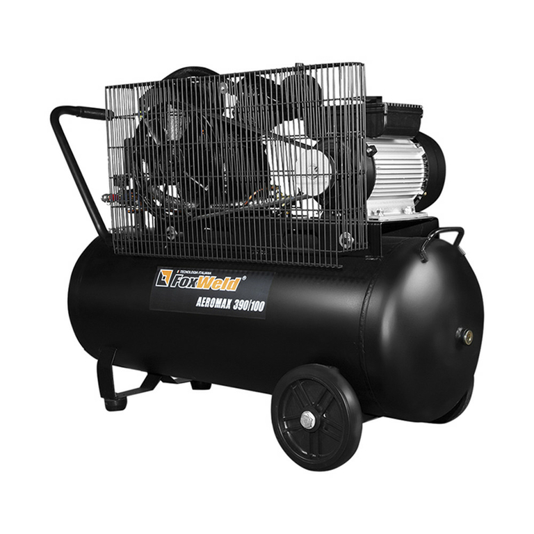 Компрессор масляный ременной AEROMAX 390/100 (пр-во FoxWeld/КНР)