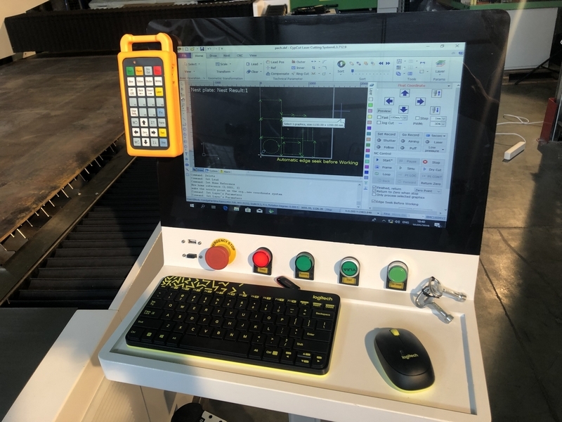 Оптоволоконный лазерный станок для резки металла MetalTec 1530 (750W)