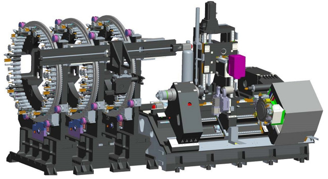 Токарно-фрезерный обрабатывающий центр с осью B SPITZEN H65/1250SY2