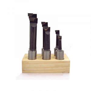 Комплект из   6шт  dхв.25мм Dрасточки15-160мм Т15К6  для глух. отв. к расточным головкам "CNIC"