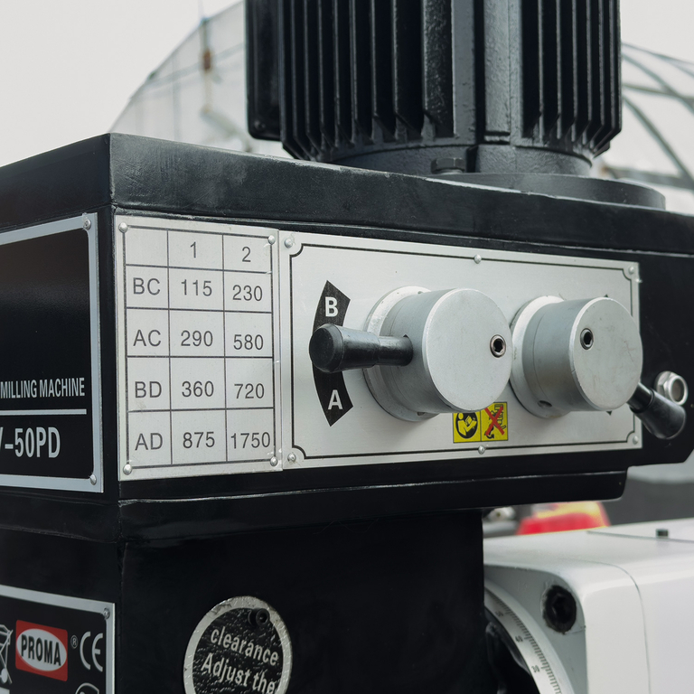 Универсальный фрезерный станок Proma FHV-50PD с УЦИ (25330051)