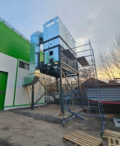 Фильтр рукавный с силосом EcoWood Industrial SP