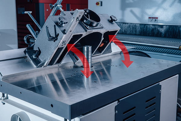 Фрезерные станки со сменными шпинделями OSTERMANN Т 1002