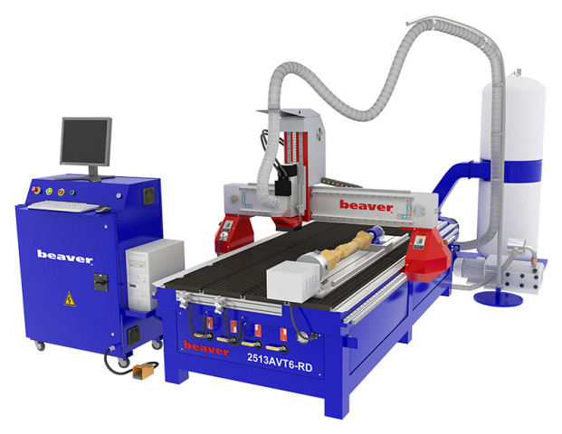 Фрезерный станок с ЧПУ Beaver 2513AVT6-RD