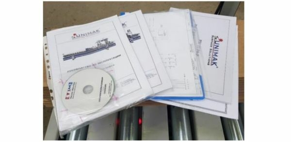 Линия каширования плитных материалов с использованием клеев-расплавов Unimak FLL-PUR