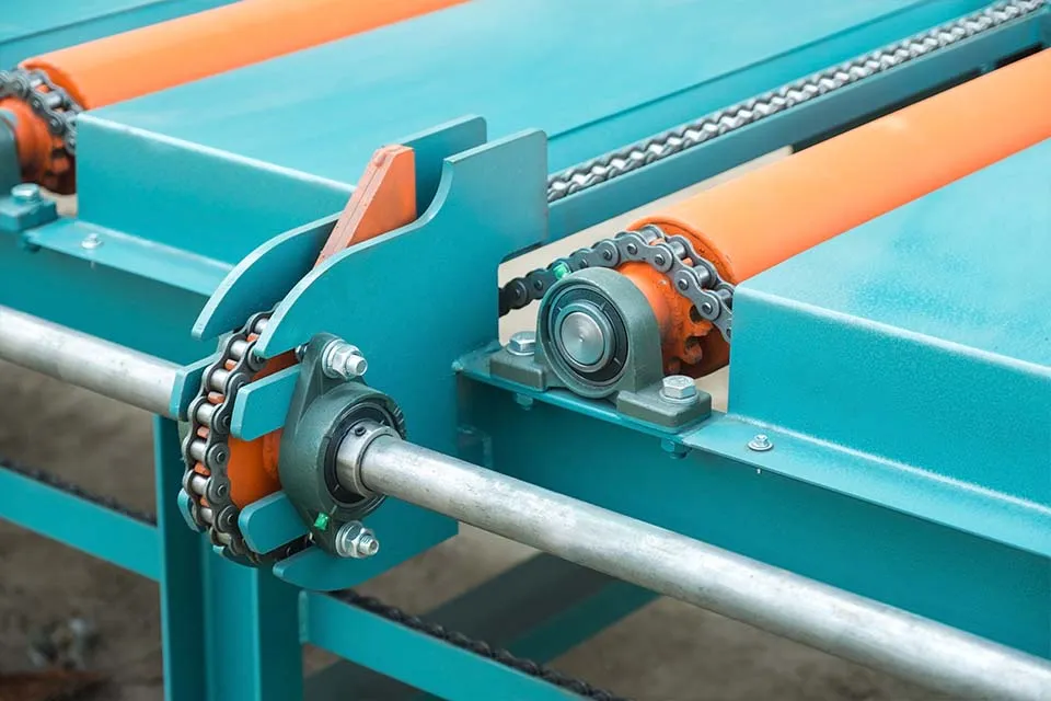 Рольганг с цепным сбросом CRONVER RS-S6