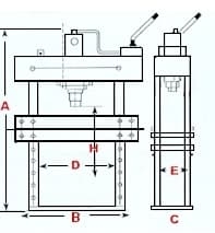 Stalex HP-20S - пресс гидравлический sta382107