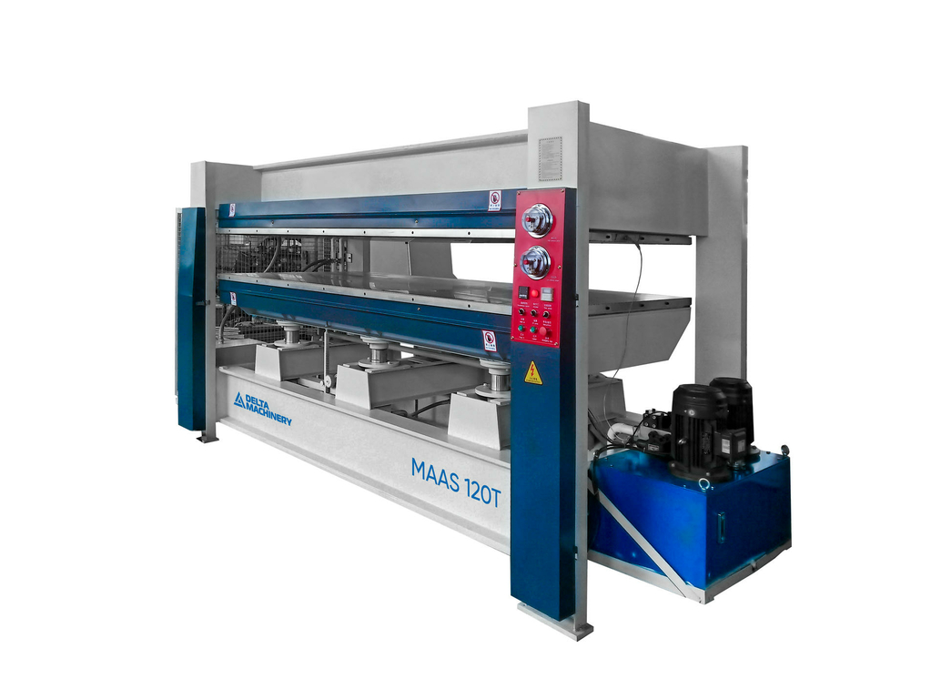 Гидравлический горячий пресс DELTAMACHINERY MAAS 120T-3 (однопролетный)