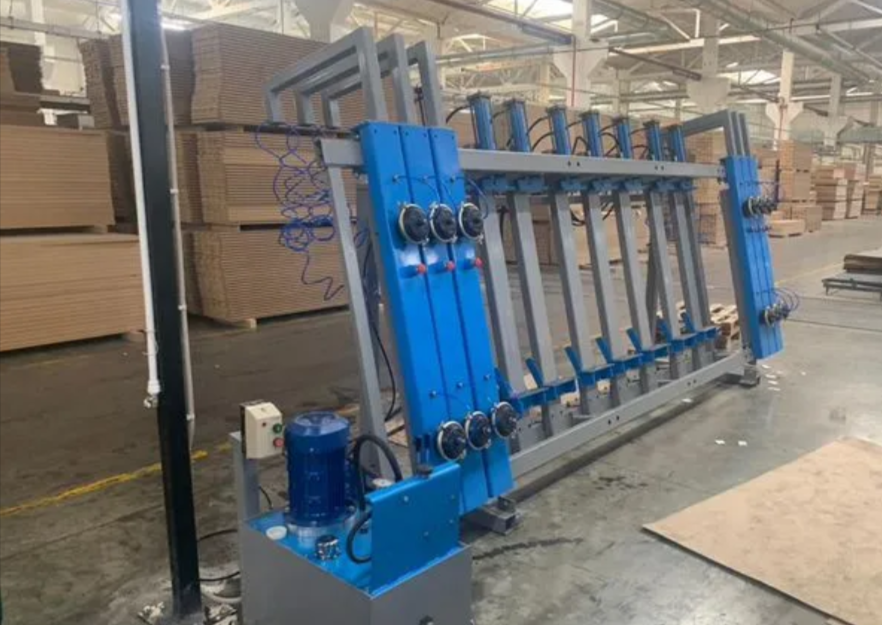 Пресс гидравлический SLU — GRP c откатными пневматическими фронтальными прижимами